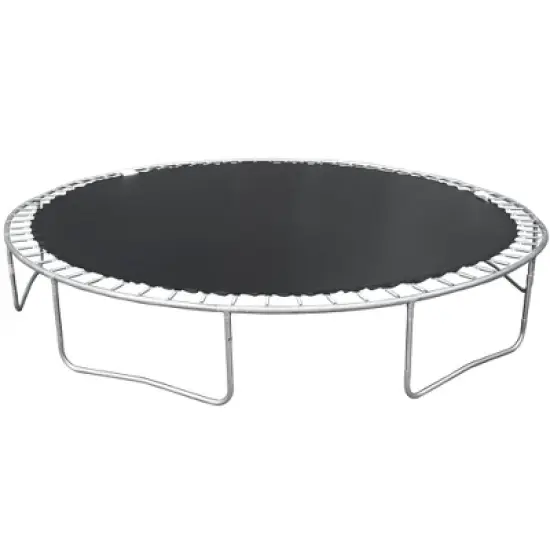 Jump Into Fun 14FT Outdoor Trampoline With Basketball Hoop, Ladder, Safety Enclosure Net Easy to Install & Built to Last For Kids And Adults image {6}
