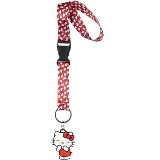 Hello Kitty All-Over Print Wrist Strap Lanyard For Keys image {6}
