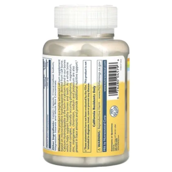 Solaray Calcium Hydroxyapatite, 120 Capsules (250 mg per Capsule) image {2}