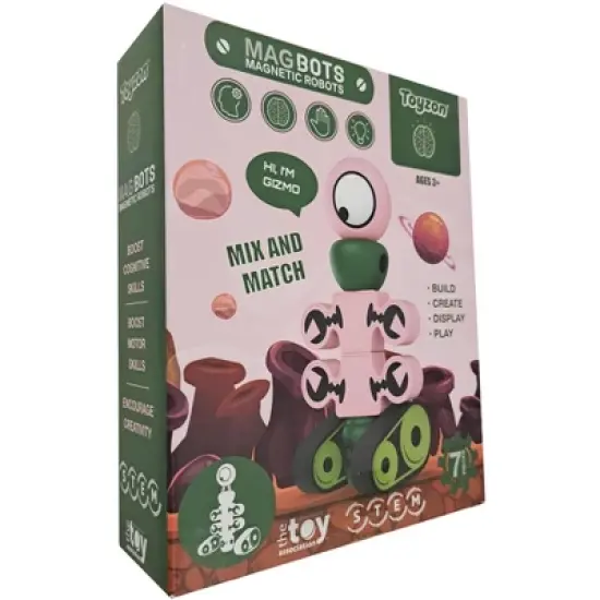 Xtreme Time Toyzon MagBot 7 Piece Magnetic Robot Building Set | Gizmo image {2}