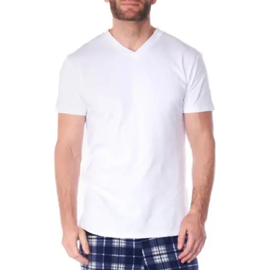 Alpine Swiss Mens Pajama Set Cotton Shirt and Polar Fleece Pants with Pockets image {6}