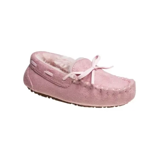 Beverly Hills Polo Club Girls' and Boys' Unisex Indoor Cozy Moccasin Loafer Slippers with Non-Slip Hard Sole (Little Kids) image {8}