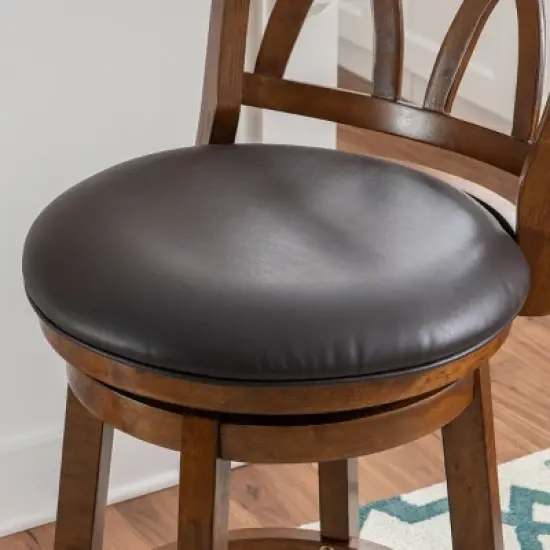 Madison Counter Height Barstool Rustic Oak - Powell Company image {8}