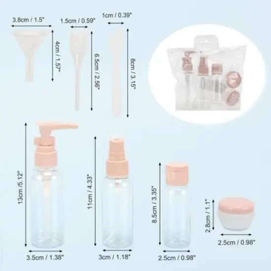 Unique Bargains PE Travel Container Set 1 Set image {1}