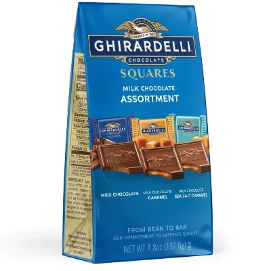 Ghirardelli Milk Chocolate Candy SQUARES Assortment - 4.8oz image {1}
