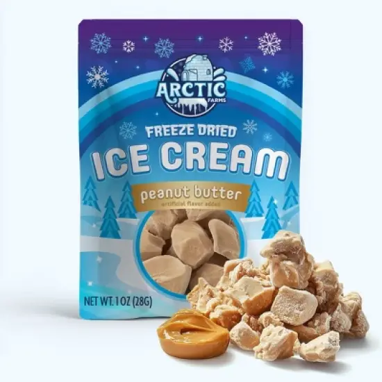Arctic Farms Freeze Dried Ice Cream That Does Not Melt (Bits) (Peanut Butter) image {6}