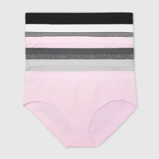 Women's 6pk Seamless Hipster Underwear - Auden&trade; Assorted Color image {6}