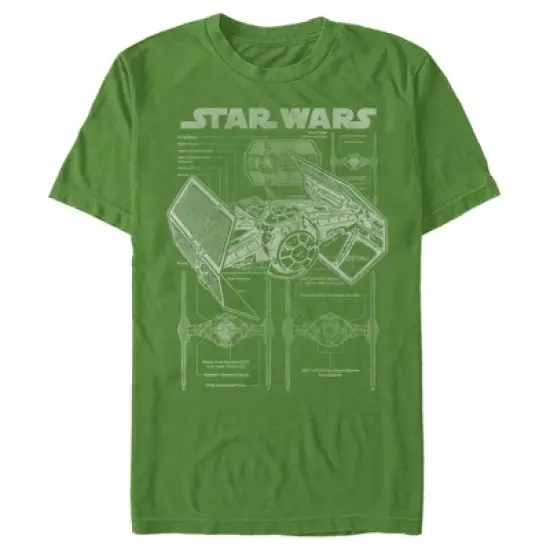 Men's Star Wars TIE Fighterprint T-Shirt image {11}