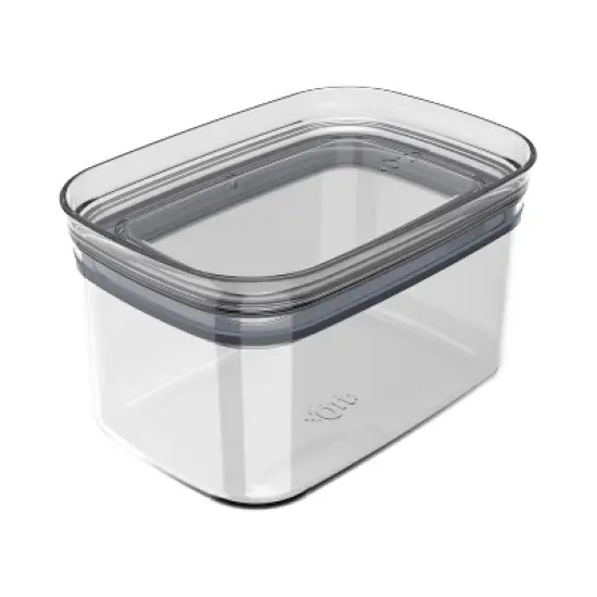OU Airtight Food Storage Container 2.8cup, BPA Free Clear Plastic Food Storage Container with Leak Proof Lid, Stackable Kitchen Pantry Organizer image {11}