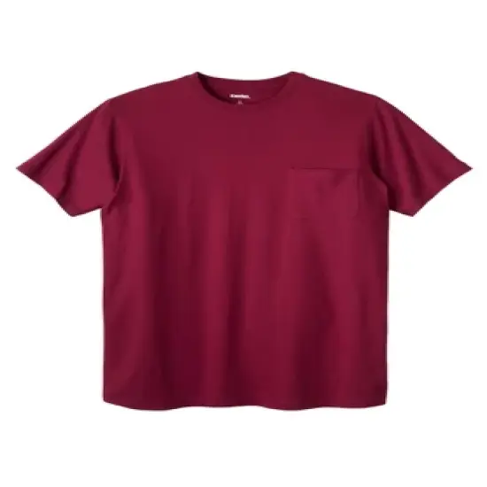 KingSize Men's Big & Tall Shrink-Less&trade; Lightweight Pocket Crewneck T-Shirt image {28}