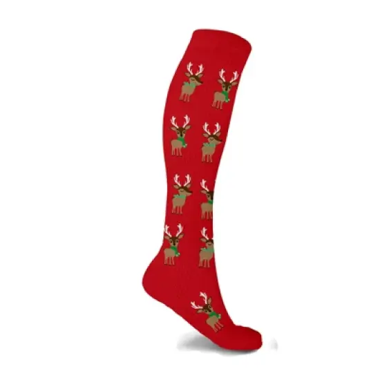 Copper Zone Christmas Fun Knee High Compression Socks Great Stocking Stuffer - 3 Pair Pack image {8}