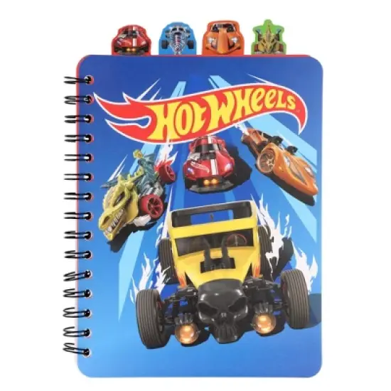 Inkology, LLC Hot Wheels 4-Tab Spiral Notebook With 160 Dotted Sheets | 6 x 9 Inches image {9}