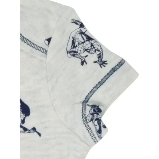 Marvel Avengers Spider-Man 5 Pack Short Sleeve Bodysuits Newborn to Infant image {8}