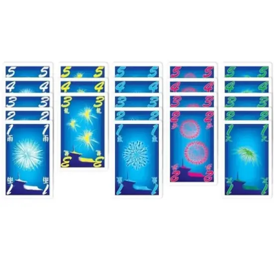 R&R Games Hanabi Cooperative Strategy Deduction Card Game For Adults & Kids image {1}