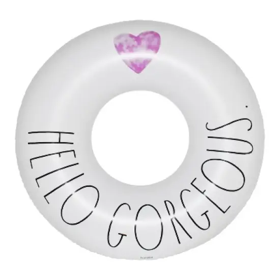 CocoNut Float Rae Dunn 48" Ring Pool Float image {12}