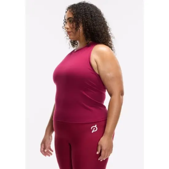 Peloton Women's Cadent Slim Racerback Tank, Beet Red image {1}