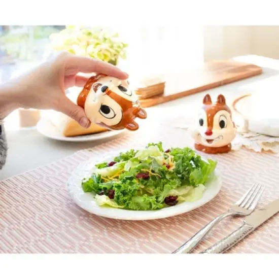 Silver Buffalo Disney Chip 'n' Dale Ceramic Salt and Pepper Shaker Set image {7}
