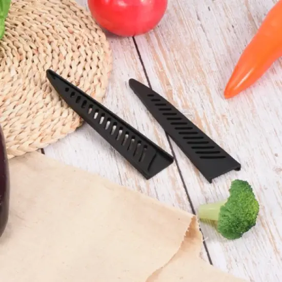 Unique Bargains PP Plastic Kitchen Scratch Resistant Cover Sleeves for Bread Knife image {4}