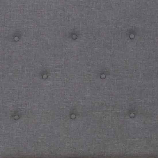 Flash Furniture Roxbury Tufted Upholstered Platform Bed with 10 Inch CertiPUR-US Certified Foam and Pocket Spring Mattress image {2}