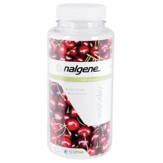 Nalgene Wide Mouth Kitchen Food Storage Jar - Clear/White image {3}