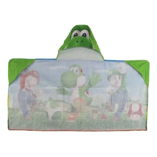 Super Mario Yoshi Hooded Towel image {1}