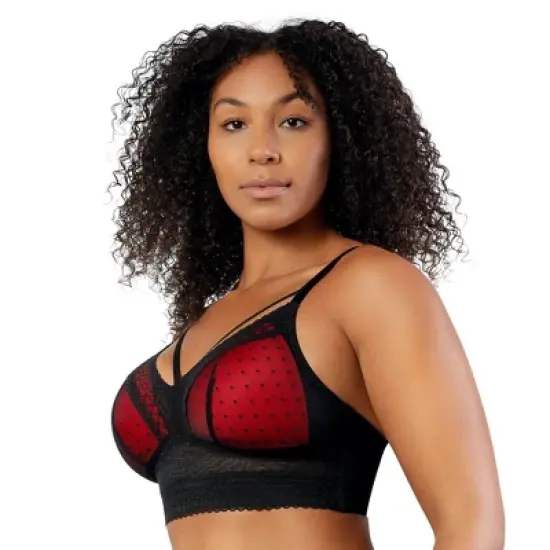 PARFAIT Women's Mia Dot Wire-Free Bralette image {2}
