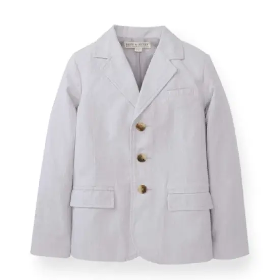 Hope & Henry Boys' Linen Suit Jacket, Infant image {5}