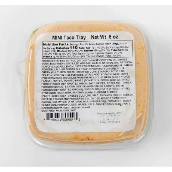 Crazy Fresh Mini Taco Dip - 8oz image {2}