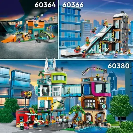 LEGO City Apartment Building Fun Toy Set with Connecting Room Modules 60365 image {5}