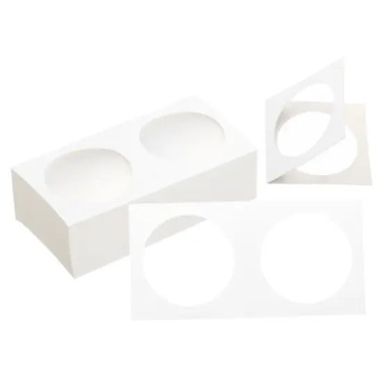 Unique Bargains Transparent Window Paper Coin Storage Organizing Protective Coin Holder 100 Pcs image {15}