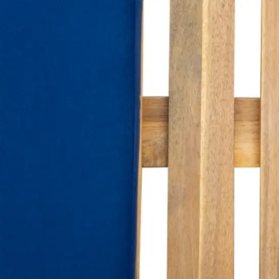 Wood Adjustable Backrest Outdoor Lounge Chair, Suitable for Gardens, Terraces and Poolside Areas image {6}