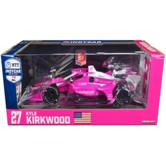 Dallara IndyCar #27 "AutoNation" Andretti Autosport "NTT IndyCar Series" (2023) 1/18 Diecast Model Car by Greenlight image {2}