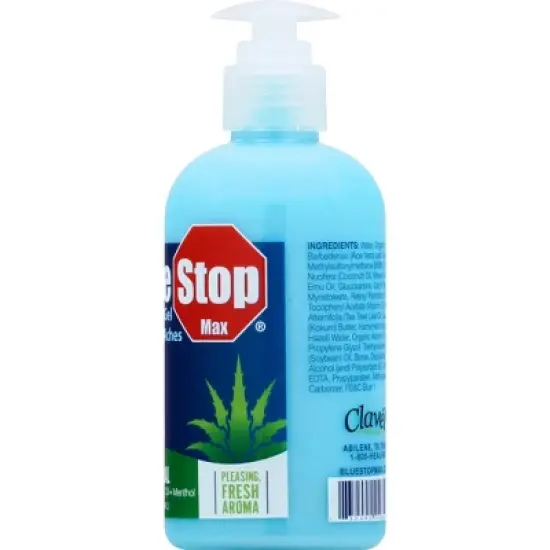 Blue Stop Max Triple Action Fresh Scent Relief for Joints + Muscles 8 fl oz image {4}