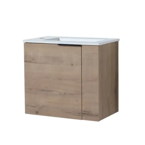 22" Bathroom Vanity with Sink, Soft Close Door and Floating Mount Design - ModernLuxe image {6}