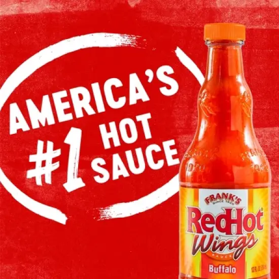 Frank's RedHot Buffalo Wings Hot Sauce  - 12 fl oz image {20}