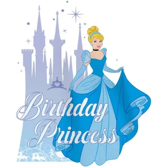 Girl's Cinderella Birthday Princess T-Shirt image {1}