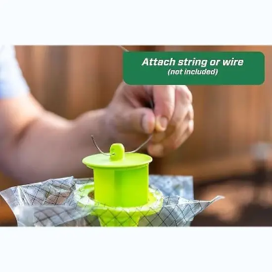 RESCUE! Outdoor Disposable Fly Trap, Green, 2 Pack image {3}