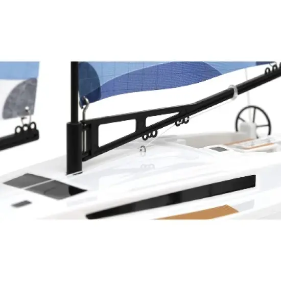 Playsteam XB05001B Voyager 280 Motor-Power RC Sailboat - Blue image {4}