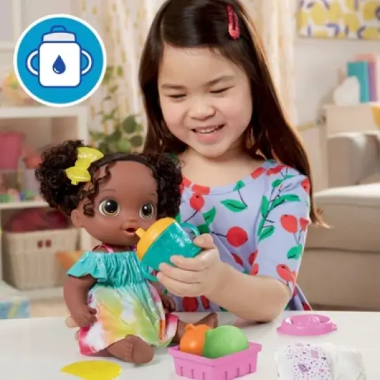 Baby Alive Fruity Sips Baby Doll - Black Hair/Brown Eyes image {4}