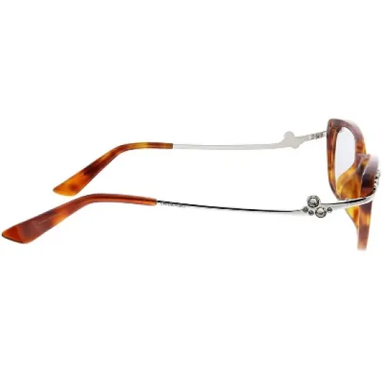 Swarovski  052 Womens Rectangle Eyeglasses Havana 54mm image {2}
