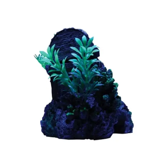 GloFish Treasure Chest Cycle Light Ornament Aquarium Decor image {14}