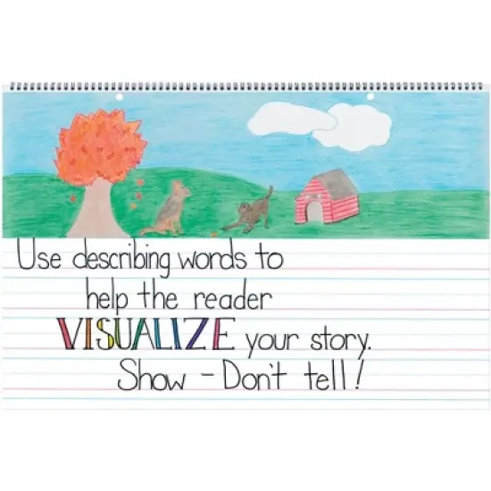 Pacon Picture Story Chart Tablet, 24 x 16 Inches, 25 Sheets image {1}