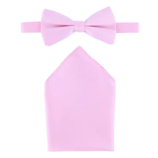 CTM Men's Classic Bow Tie and Pocket Square image {8}