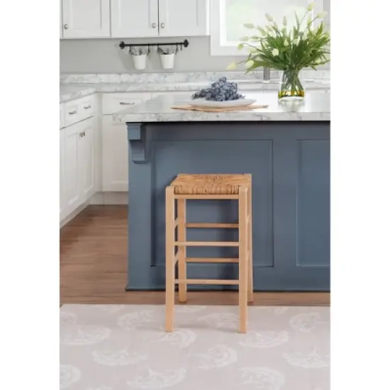Set of 2 Gianna Backless Counter Height Barstools - Linon image {6}