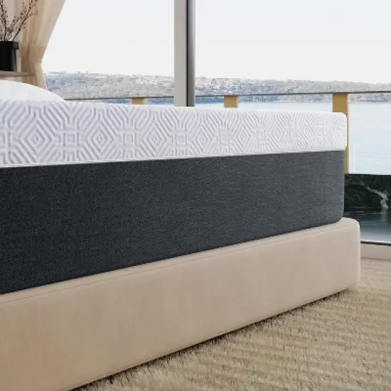 Twolike 12 Inch Comfort Memory Foam Mattress with Breathable & Removable Cover, without Fiberglass for Safer Sleep image {2}