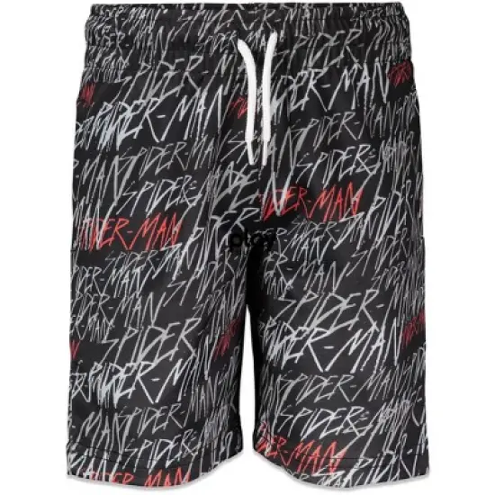 Marvel Avengers Spider-Man Toddler Boys 2 Pack Shorts Black  image {2}