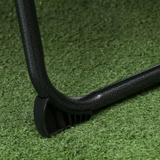 TIRAMISUBEST Folding Chaise Lounge Chair with 5 Adjustable Positions, Face Hole & Side Pocket for Beach/Patio/Yard, Beige image {8}