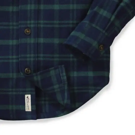 Hope & Henry Boys' Brushed Cotton Button Down Shirt, Infant image {2}