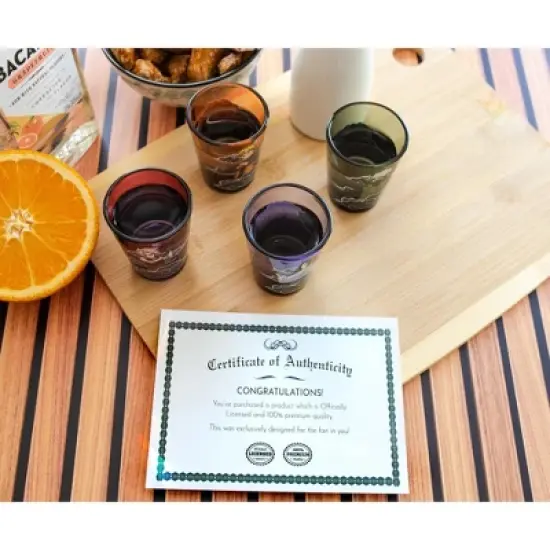 Just Funky Naruto Shippuden Team 7 Characters 2-Ounce Mini Shot Glasses | Set of 4 image {5}