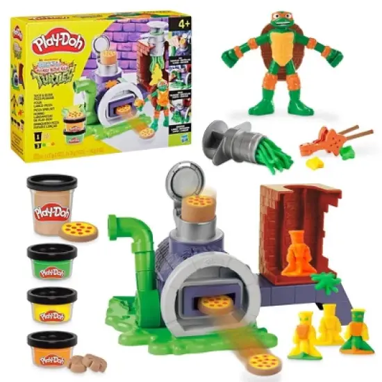 Play-Doh Teenage Mutant Ninja Turtles Slice and Blast Pizza Playset image {9}